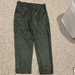 LOFT Olive Cropped Pants